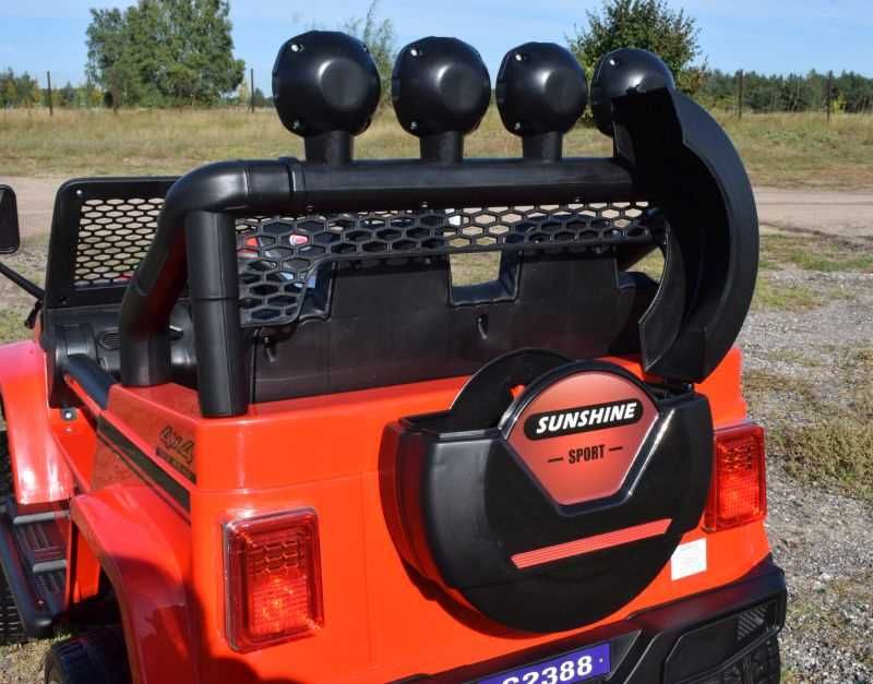 Auto samochód na akumulator JEEP SUNSHINE 4x4 limuzyna jeździk autko