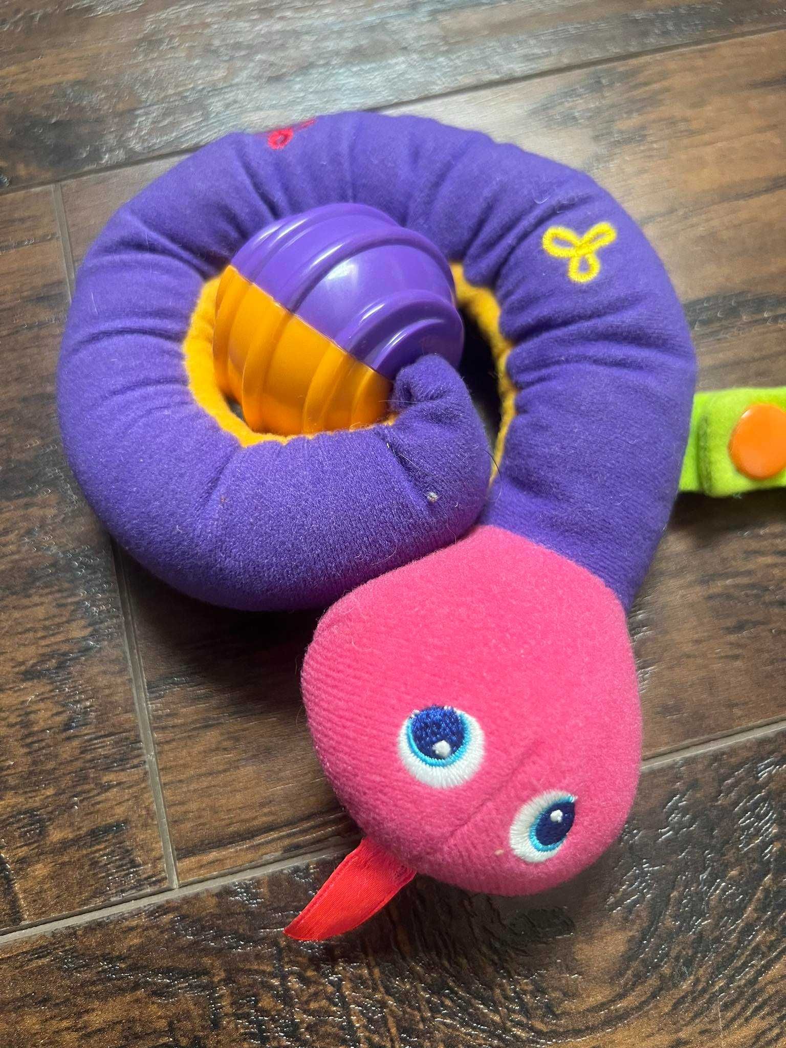 Zabawka dla dziecka wąż snake grzechotka