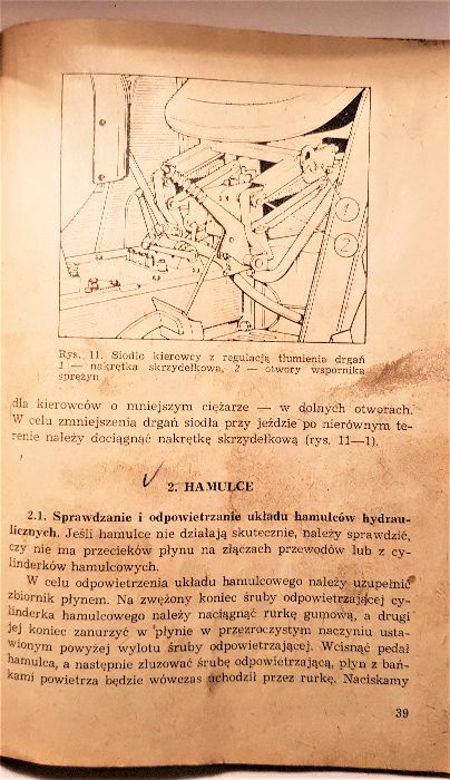 Ursus C-355 instrukcja obsługi ciagnika, rok wydania 1973 - unikat