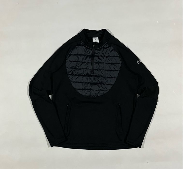 Спортивна утеплена кофта nike 1/3 zip термо куртка найк оригінал роз m