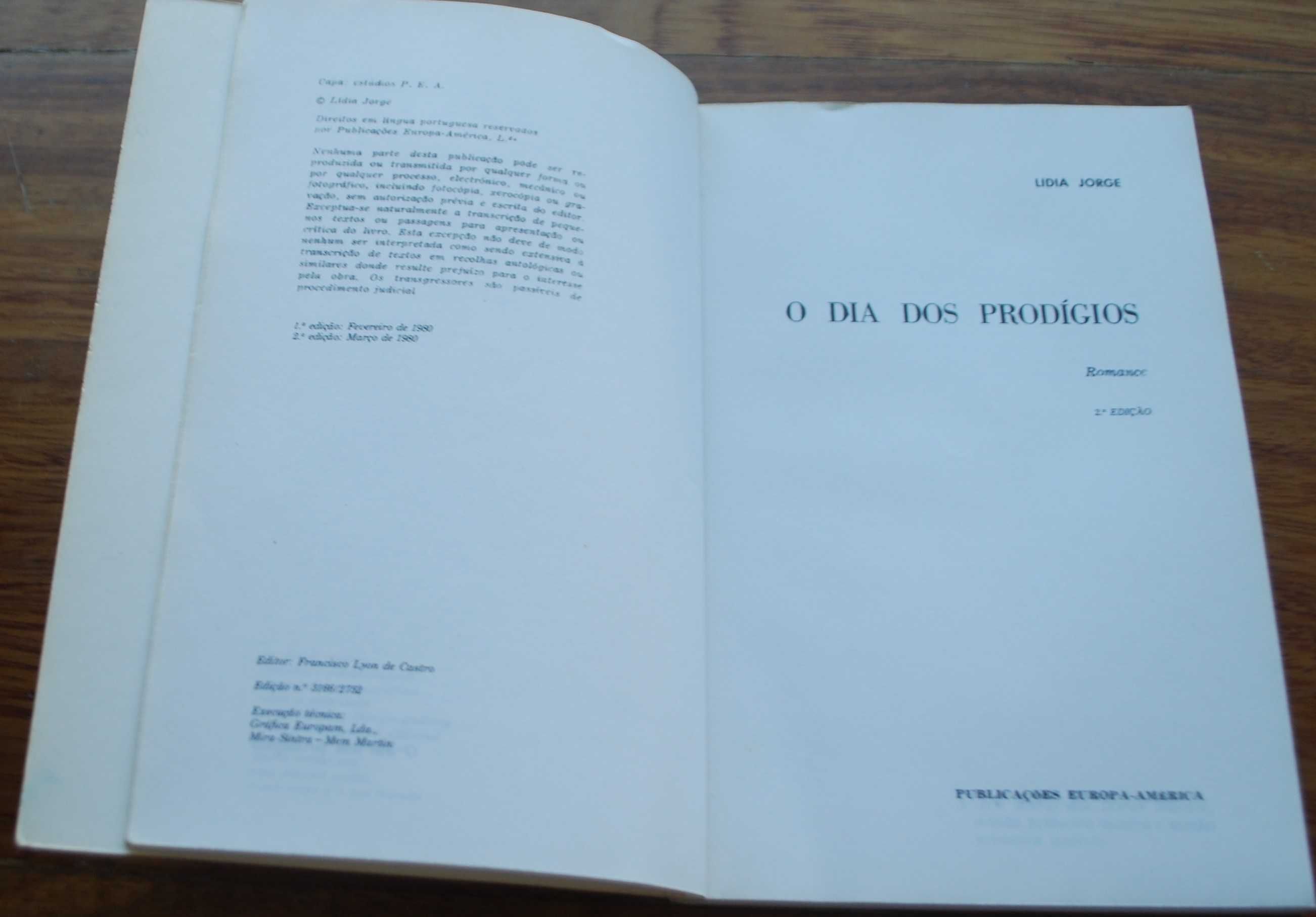 O Dia dos Prodígios de Lídia Jorge