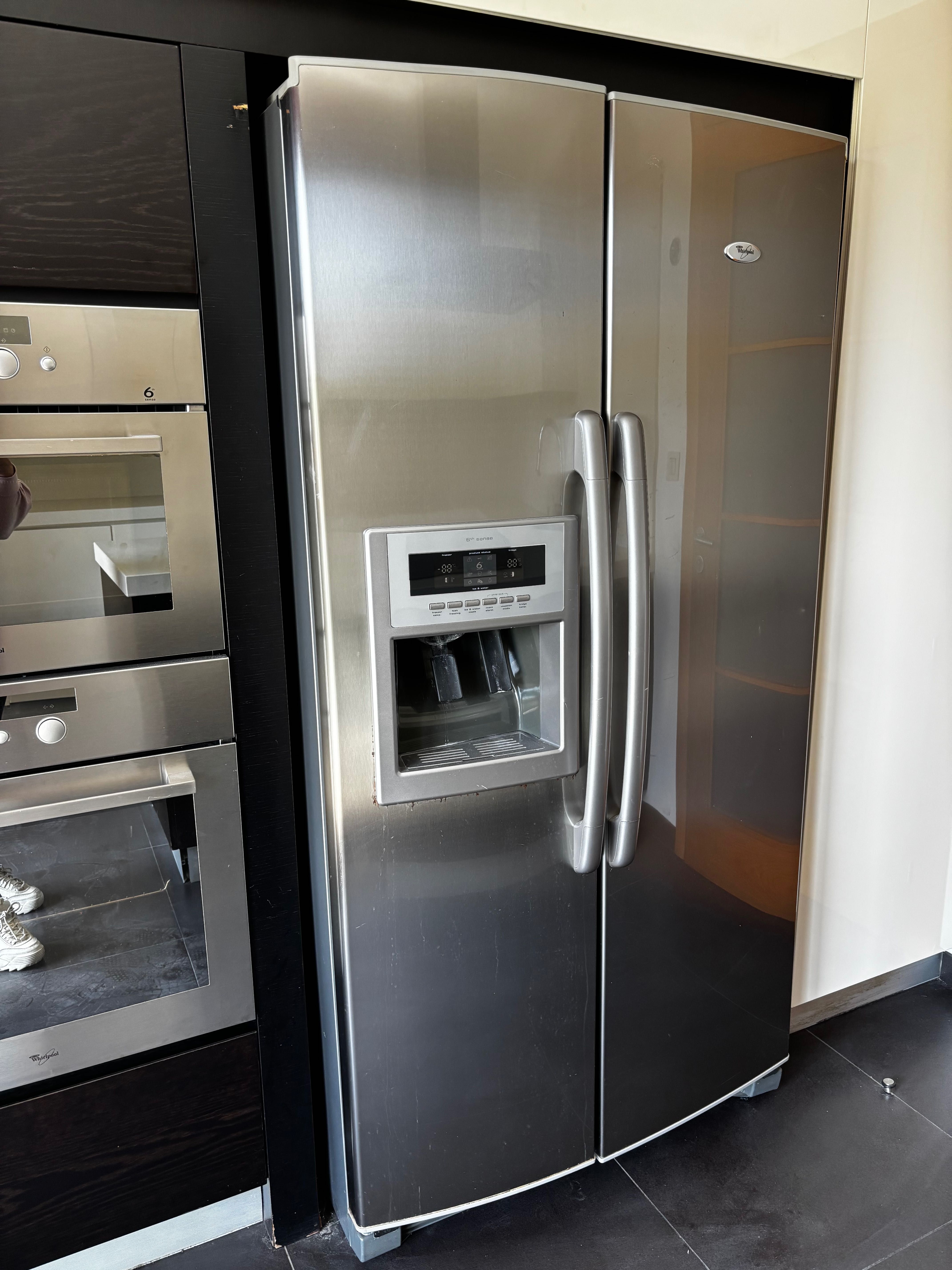 frigorifico americano whirlpool inox 2 portas