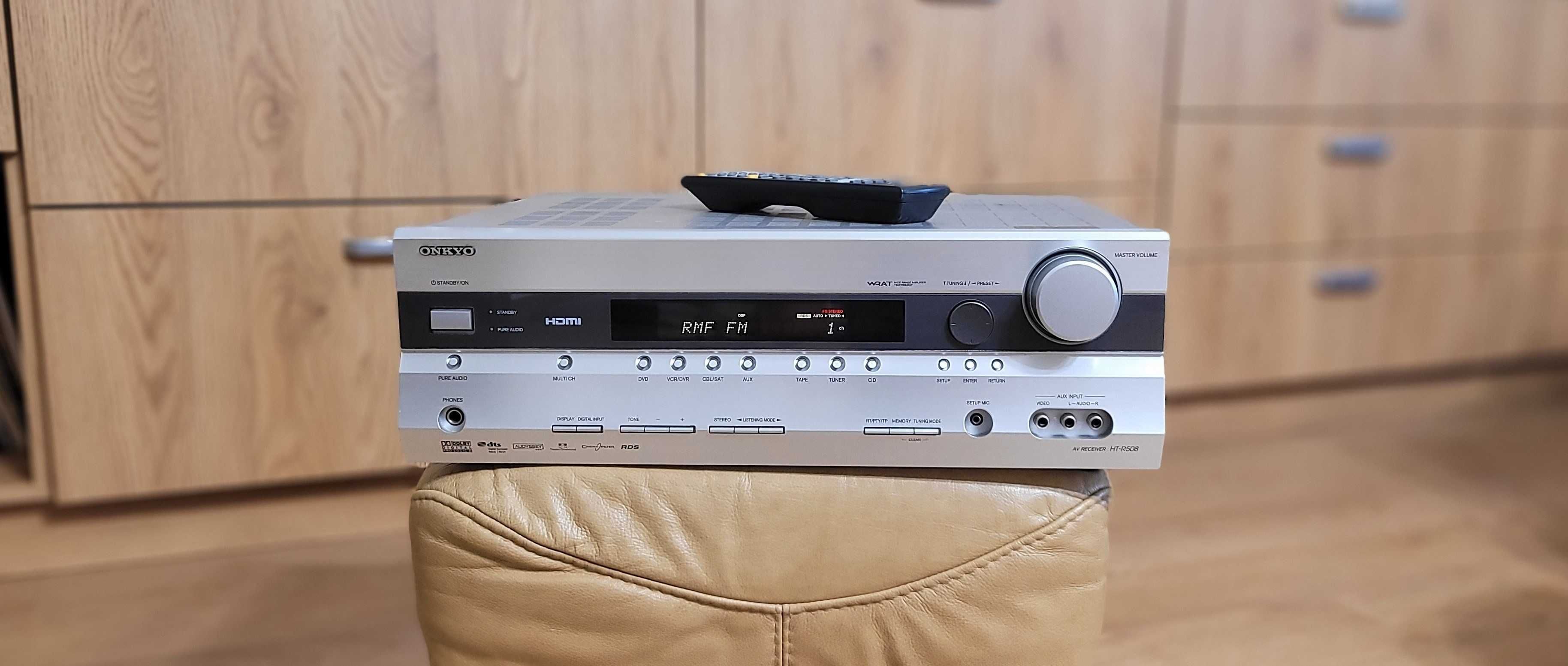Onkyo HT-R508 amplituner 5.1 HDMI z pilotem