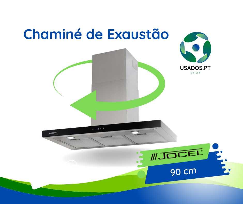 Chaminé de Exaustão Jocel 90 CM 650m3/h