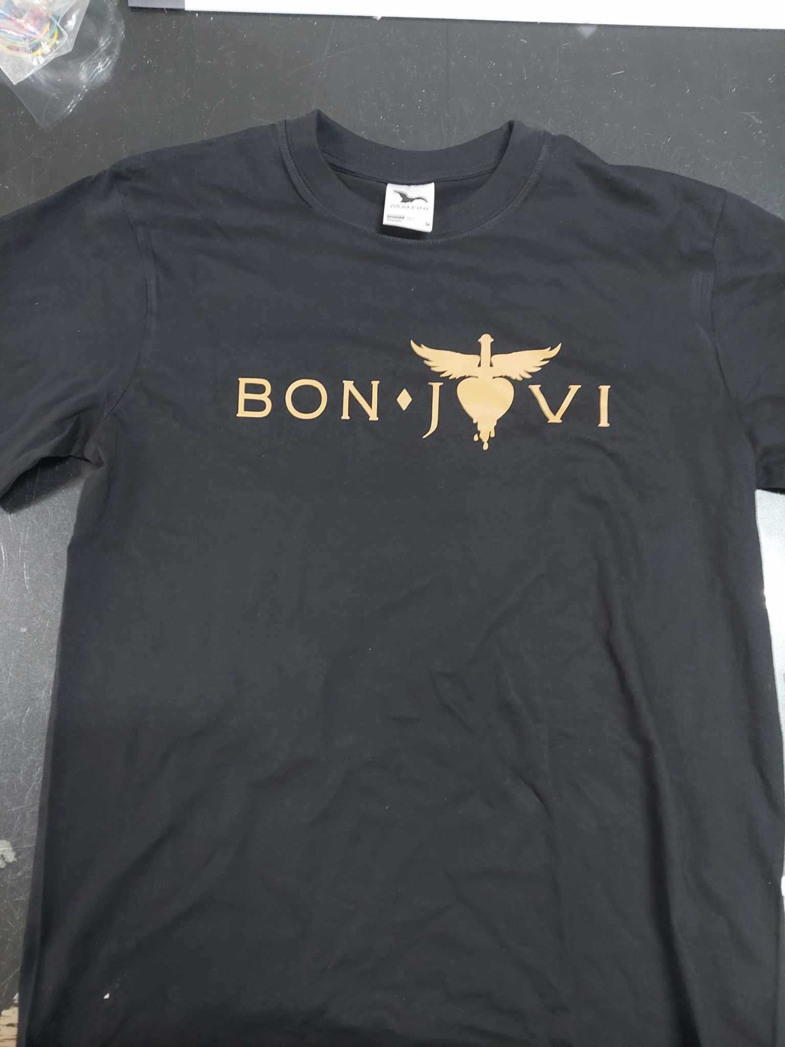 koszulka t-shirt bon jovi nieużywana rozmiar M
