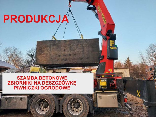 Szambo betonowe 8m3 KOMPLEKSOWO wykop, transport, montaż Białystok HDS