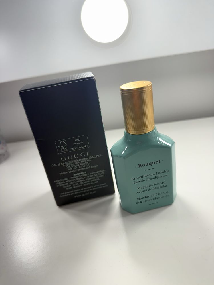 Oryginalny flakon po perfumach + pudełko gucci flora 30 ml