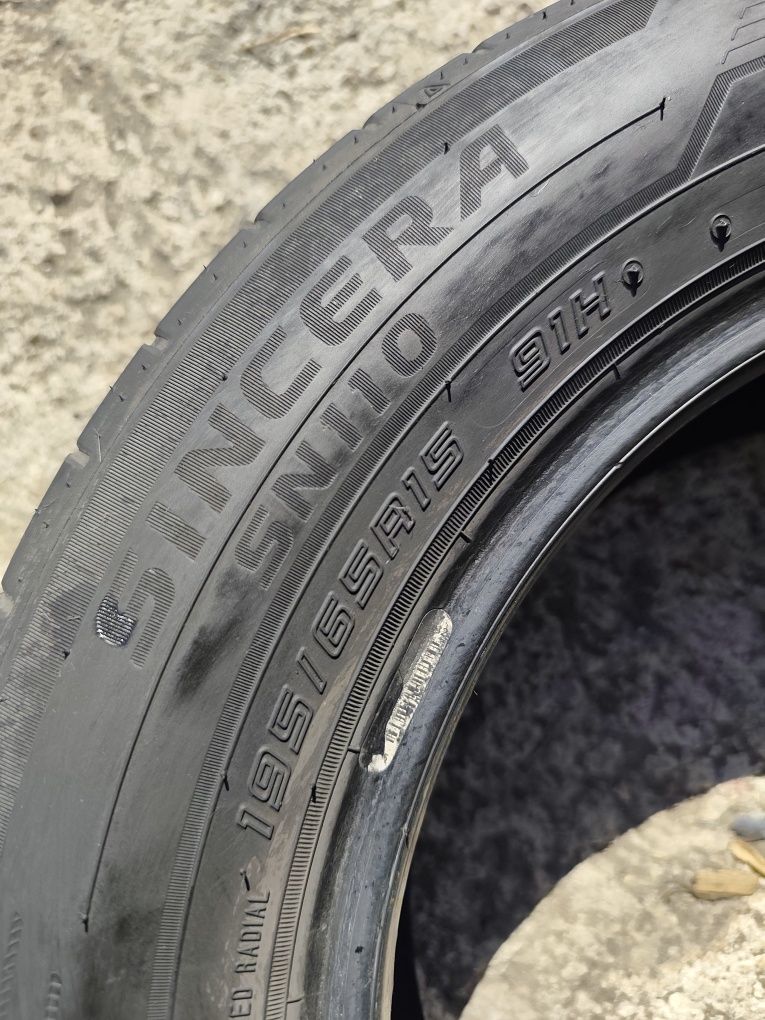 Pneus 195/65r15 Falken Sincera SN11 com 75% piso