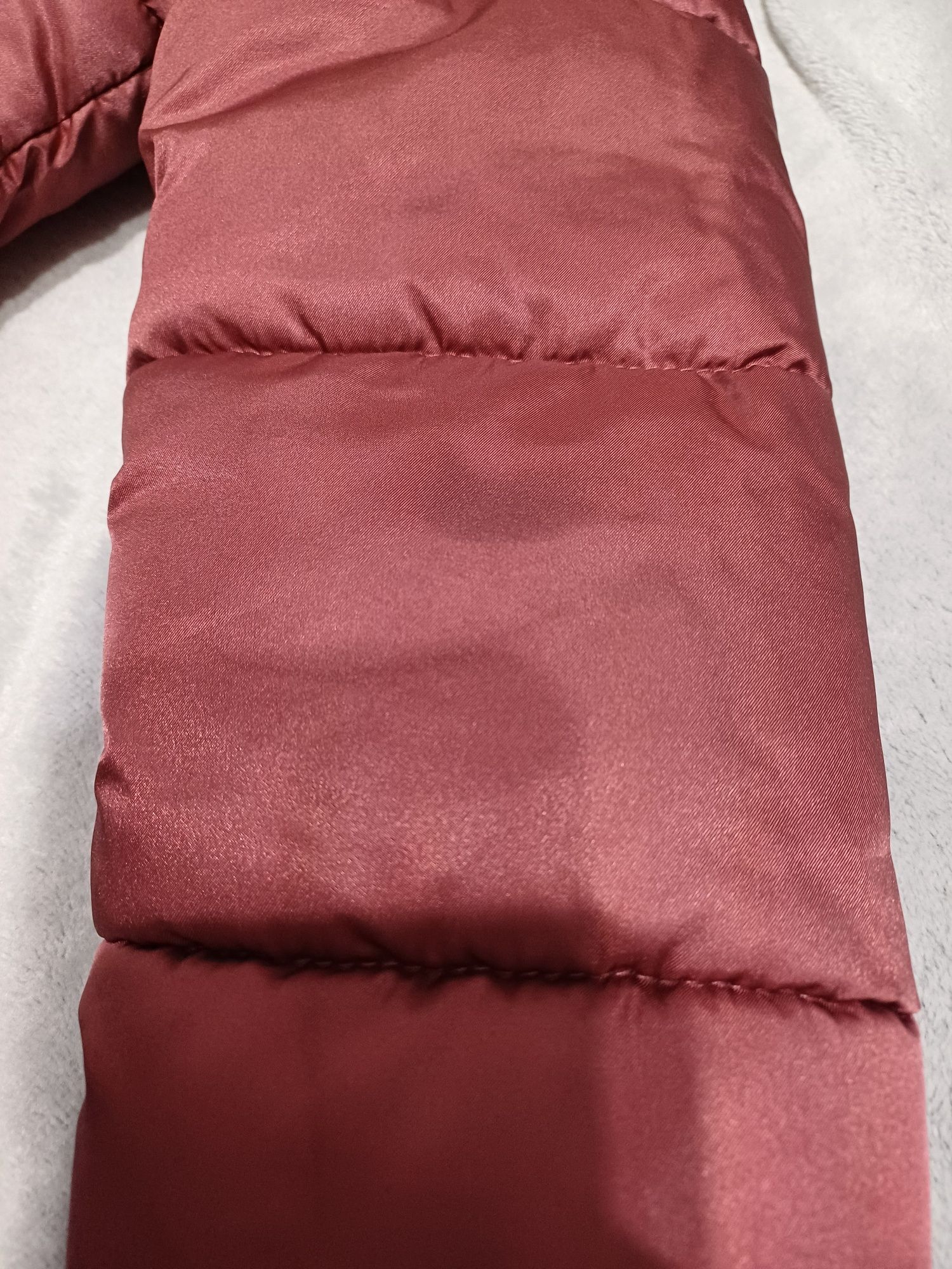 Kurtka H&M r.122 bordowa
