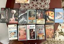 Cassetes VHS Filmes e Concertos