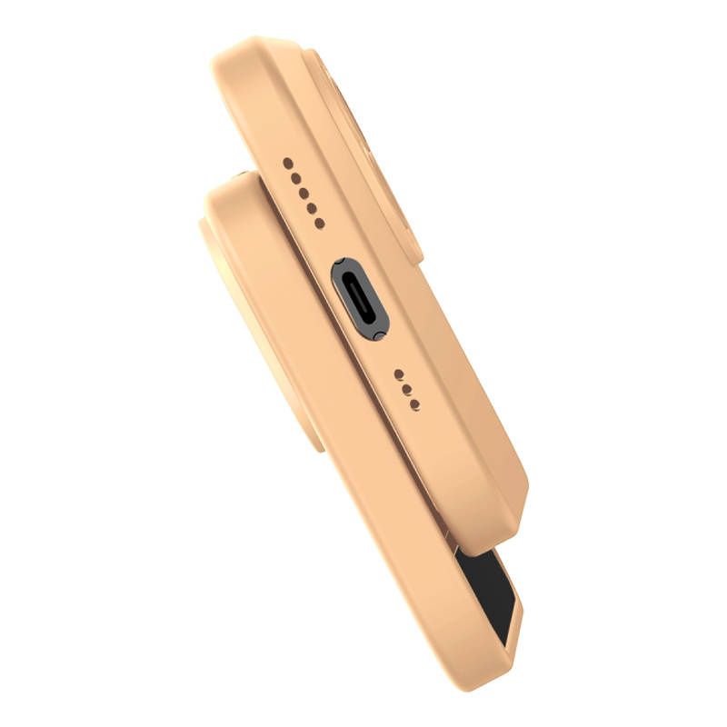 Etui + szkło do iPhone 14 Pro żółte Baseus Liquid Silica Case Zestaw