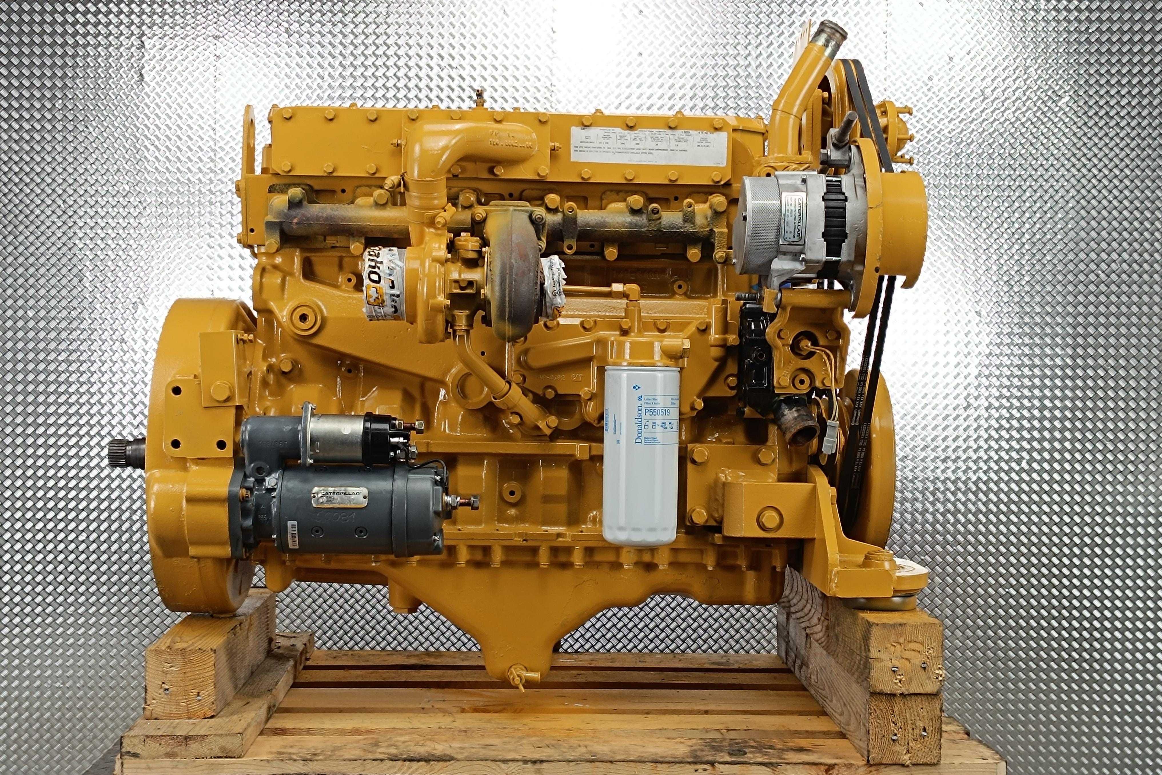 Remont silnika Caterpillar 3116 do koparki, kruszarki, przesiewacza
