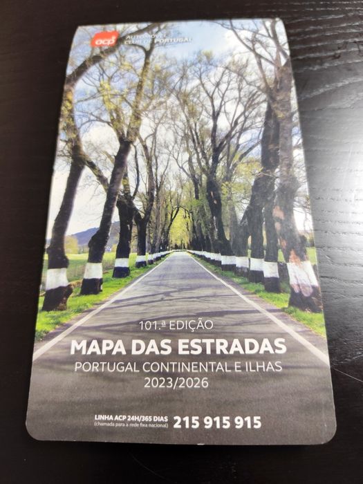 Mapa das Estradas de Portugal - ACP - 101ª Edição (2026)