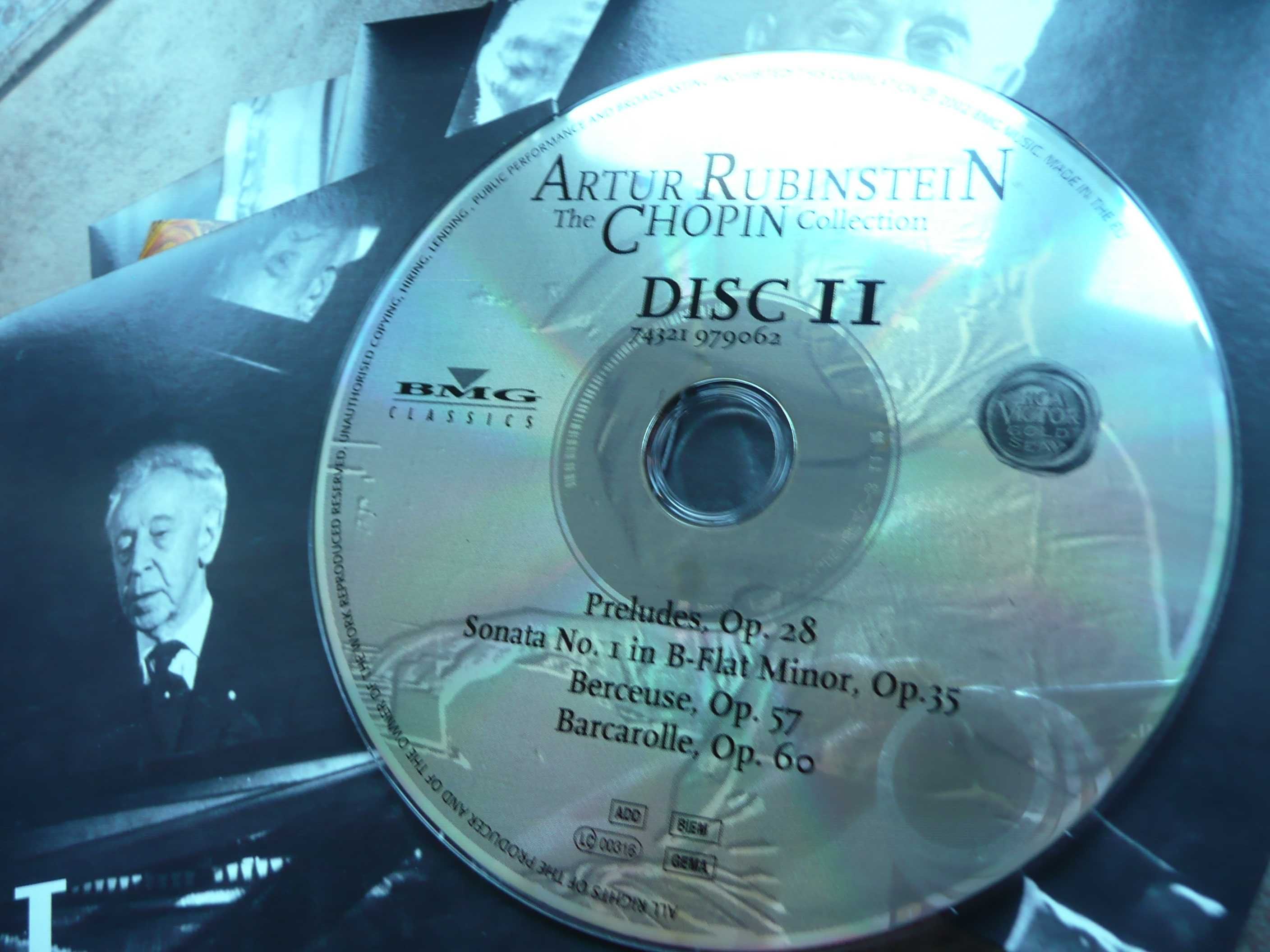 box chopin rubinstein 11cd płyty kompaktowe