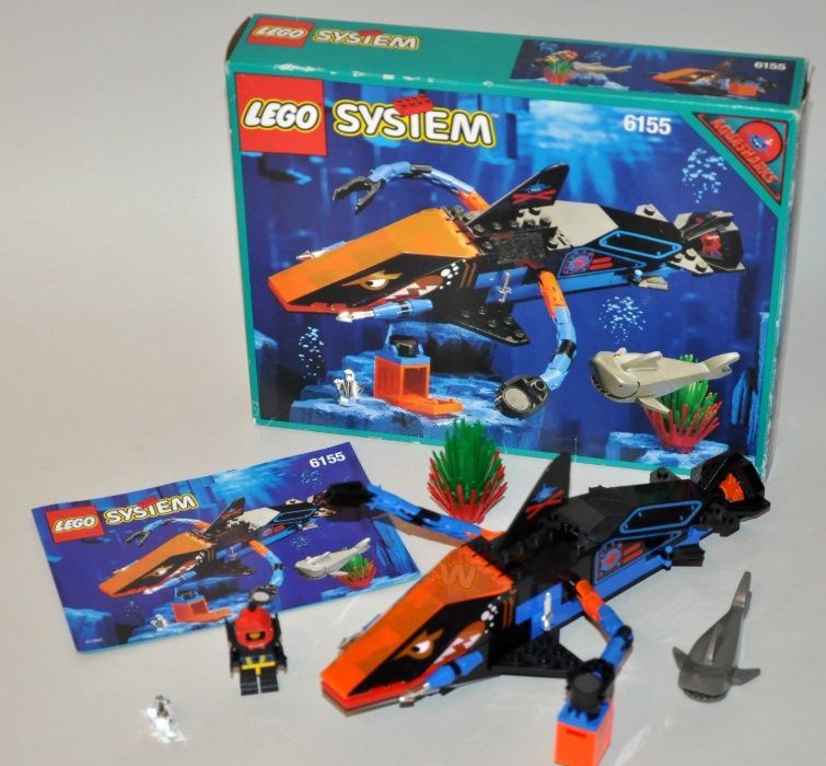 Lego System Aquazone 6155 Deep Sea Predator / Aquashark Barracuda