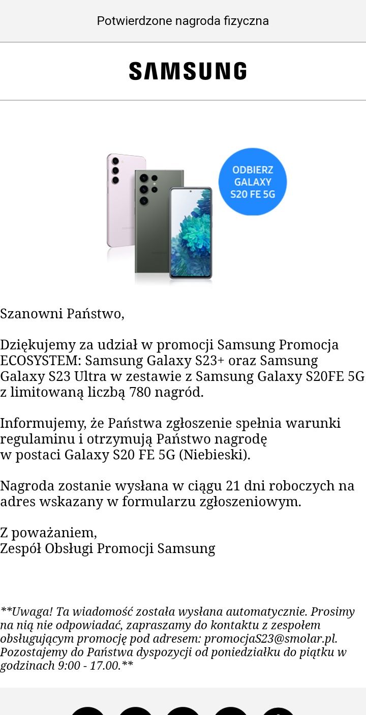 NOWY Samsung Galaxy S20 FE 5G