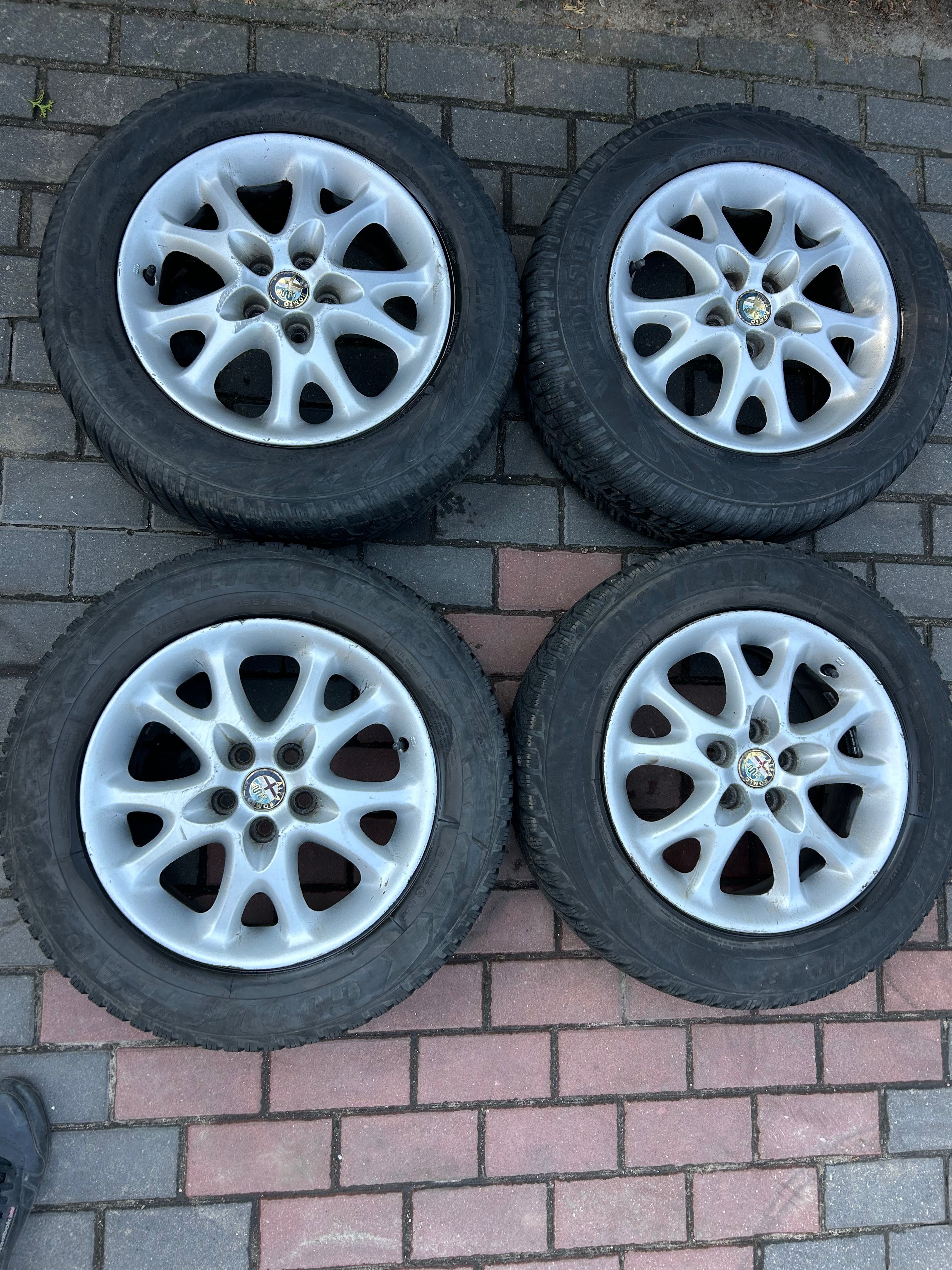 Alufelgi 5x98 ET41.5 Opony 195/65 R15 Alfa Romeo