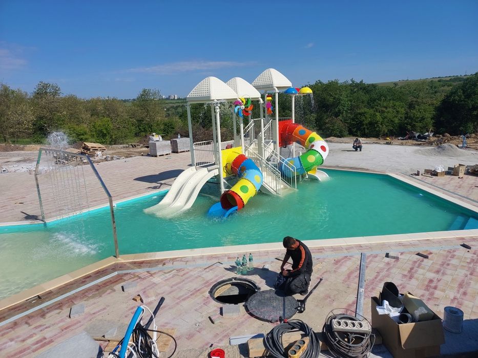 Строительство бассейнов и домов. Химия для бассейнов