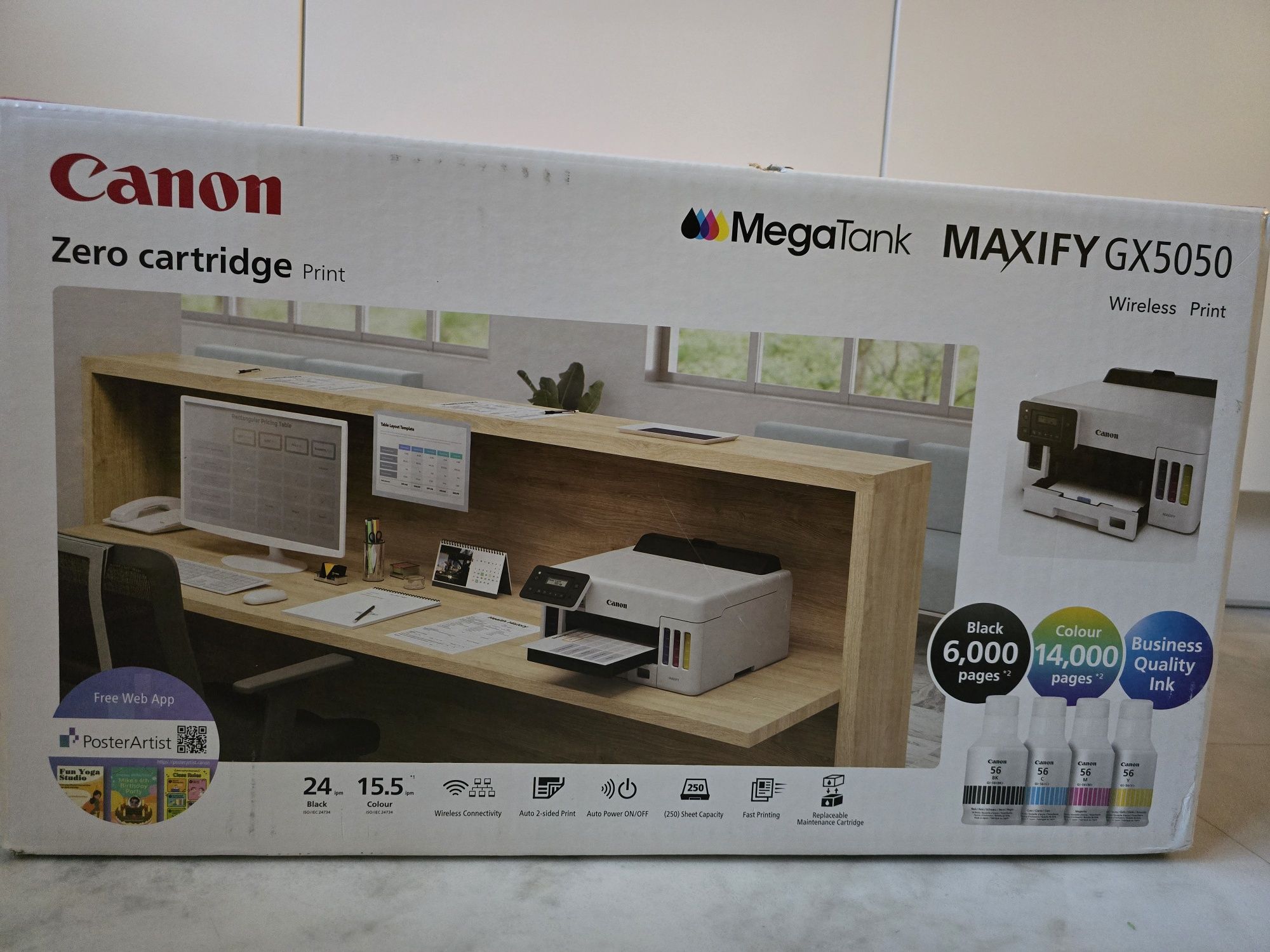 Nowa drukarka Canon Maxify GX5050