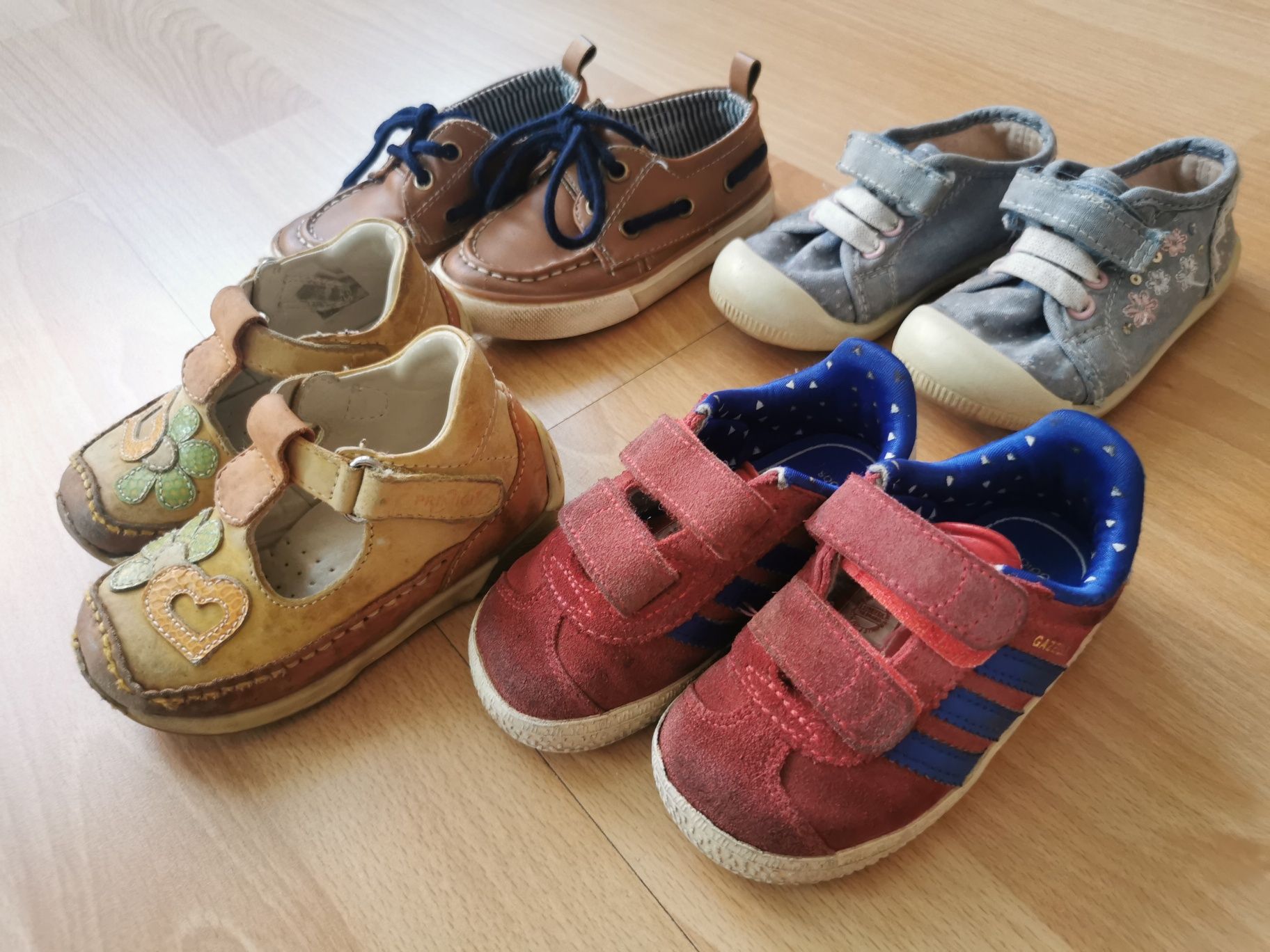 Zestaw butów, trampki, półbuty, trzewiki, tenisówki sneakersy r 21, 22