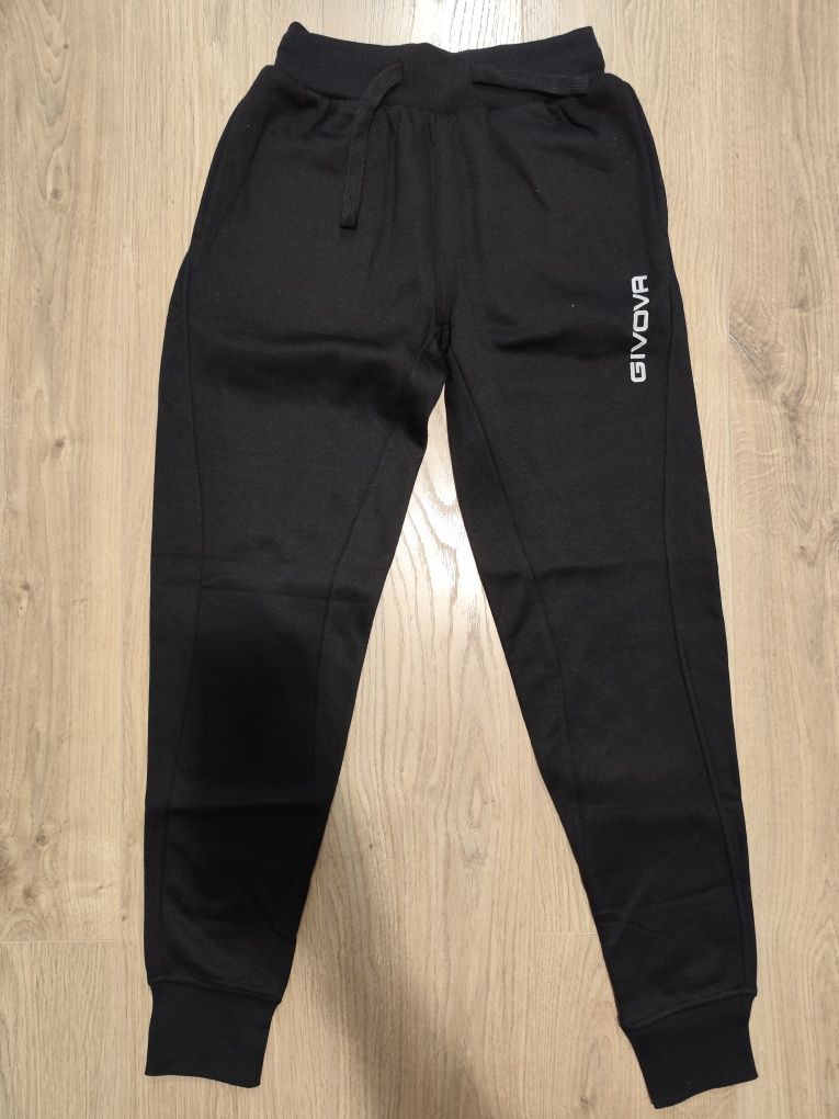 Dres sportowy Givova komplet sportowy bluza spodnie szara chłopca XS