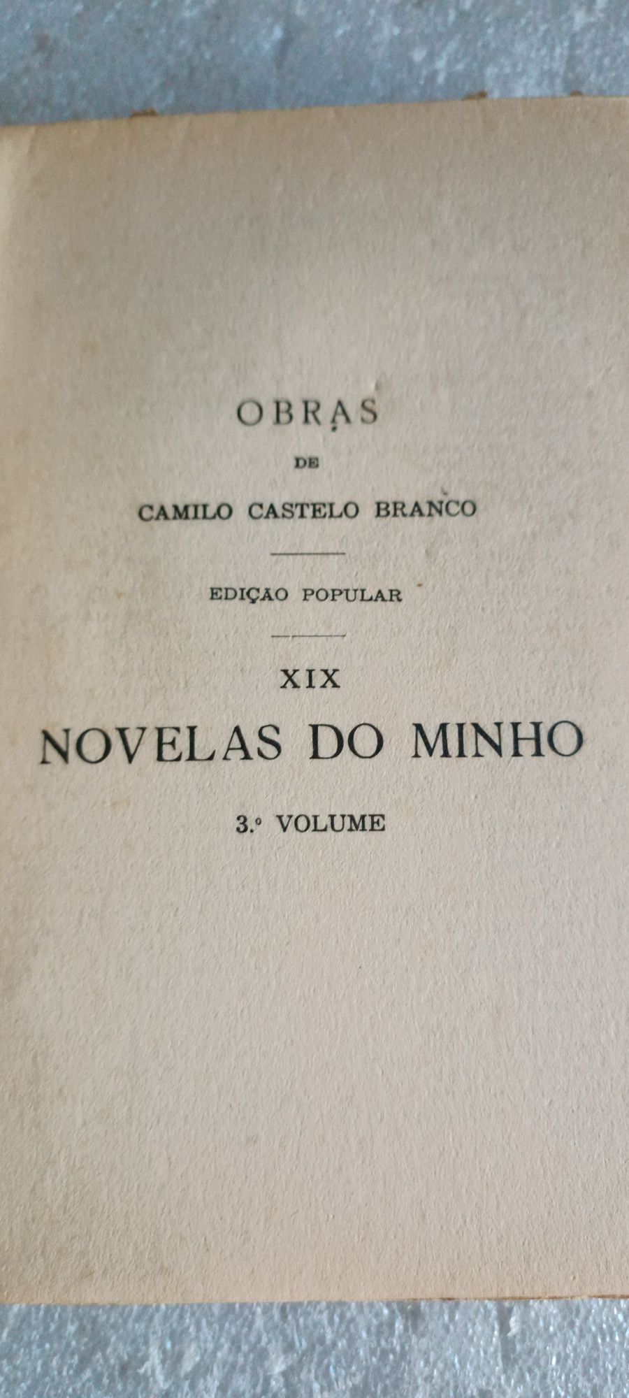 Novelas do Minho (Volume 3) 1971 – Camilo Castelo Branco