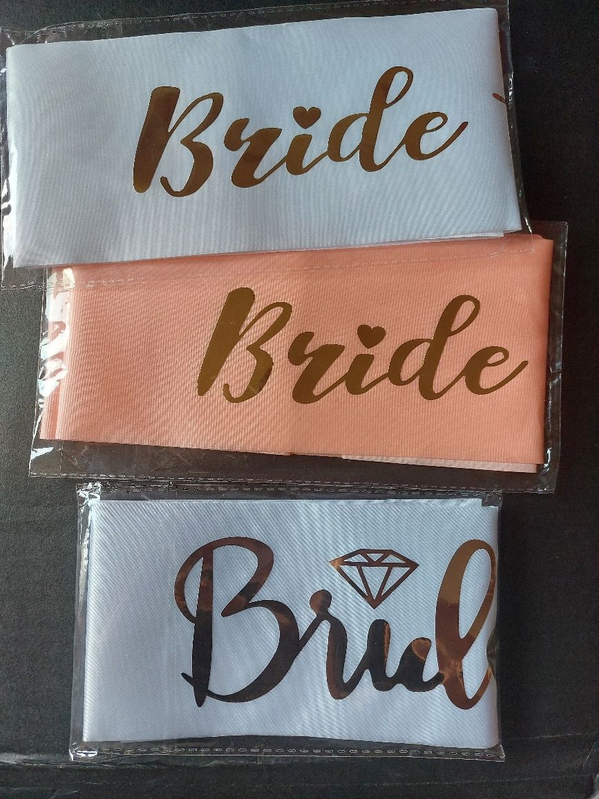 Nowe szarfy na Panieński Bride to be brak pierwszej