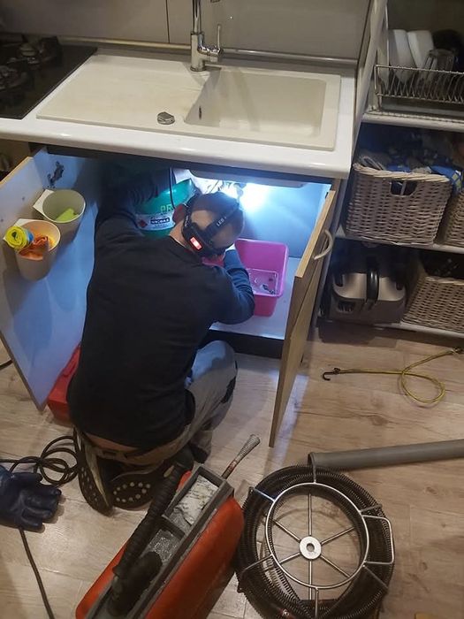 Hydraulik udrażnianie kanalizacji przegląd kamerą Tv  Wuko