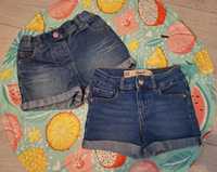 Szorty krótkie spodenki 110 jeansowe jeans