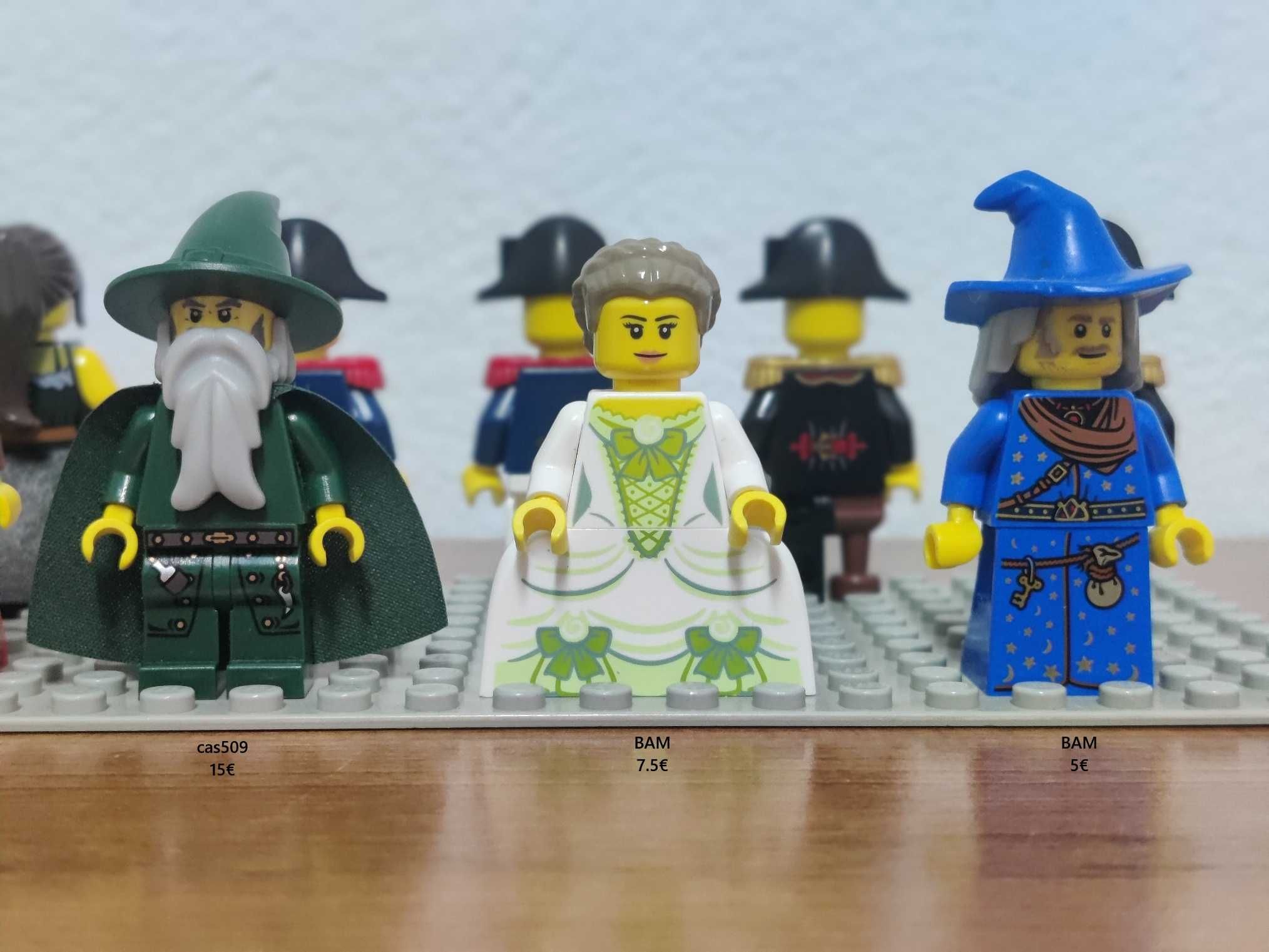 Lote Minifiguras Lego Castle e Pirates