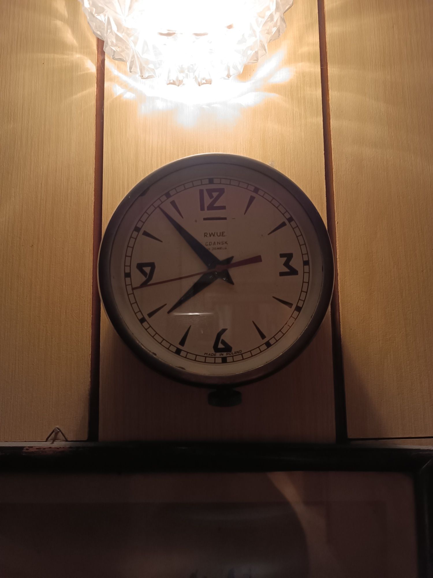 Zegar niemiecki zegar vintage PRL 60lata