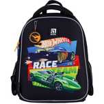 Рюкзак школьный каркасный Kite Education Hot Wheels HW21-555S (набор)