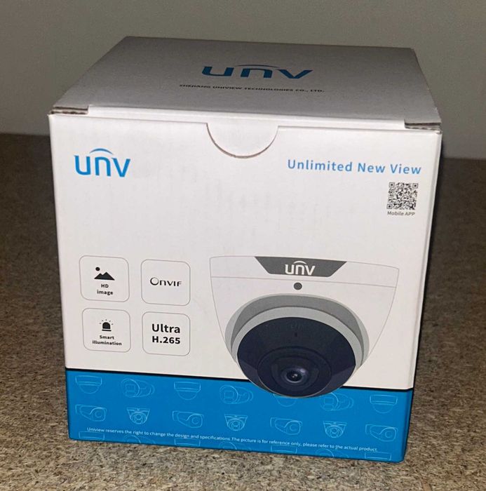 Нова IP-відеокамера Uniview 5 Mp ADF16KM-I0 White