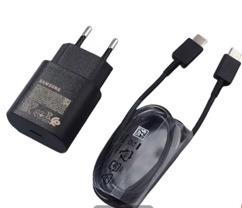Оригінальний зарядний пристрій Samsung 25W блок + кабел