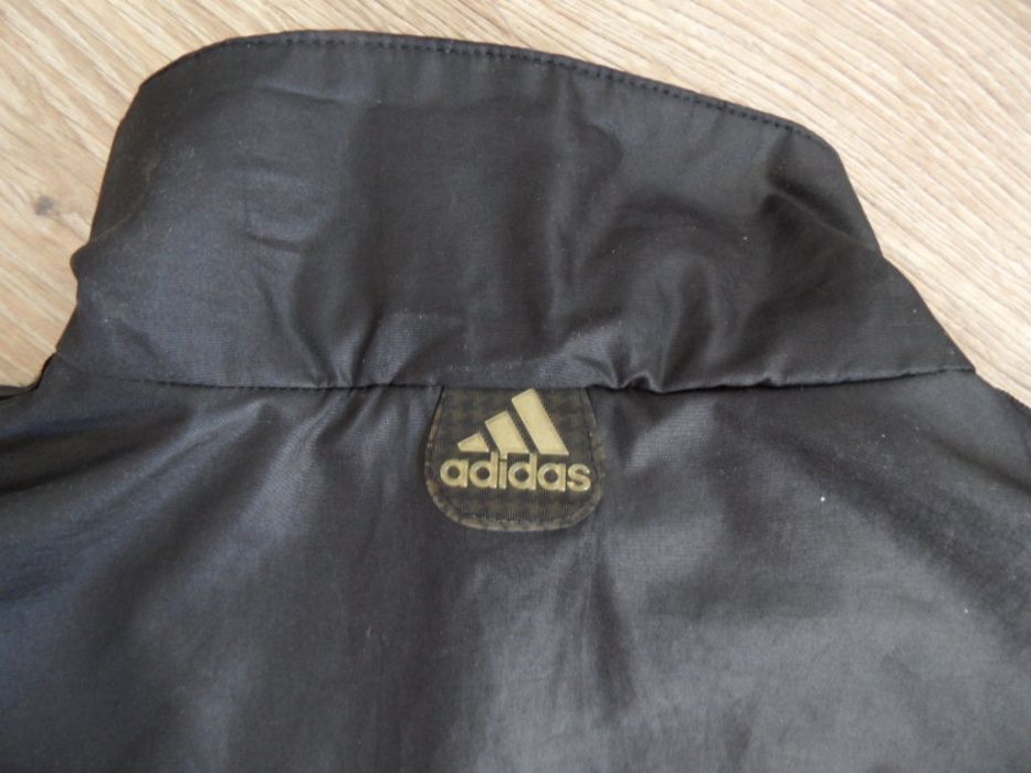 Adidas super kurtka wiatrówka z podszewką logo r. 164 ideał