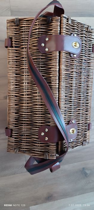 Wiklinowy kosz piknikowy SUMMERTIME 4 os