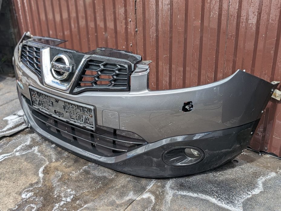 Передній бампер nissan qashqai j10 рестайлинг