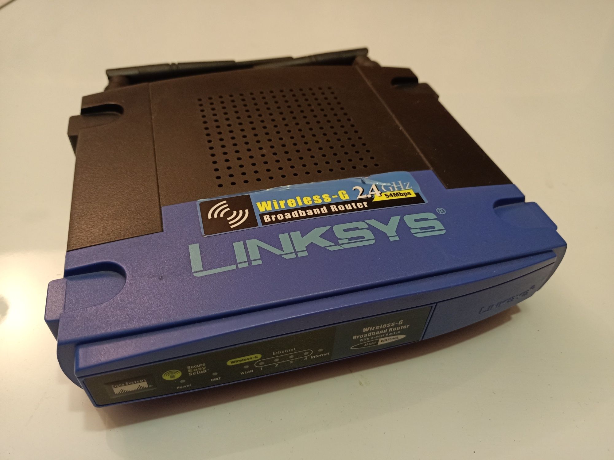 Router WI-FI Linksys WRT54GL
z zasilaczem