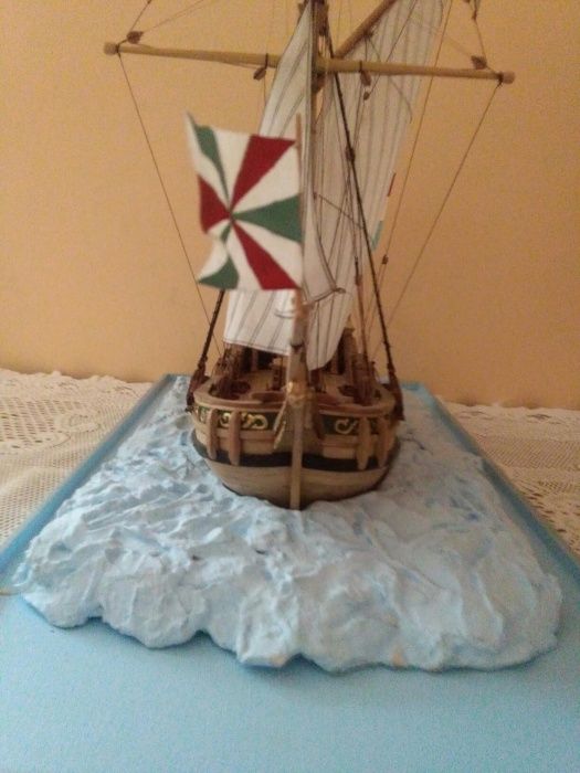 Model Jachtu Holenderskiego z XVIIw