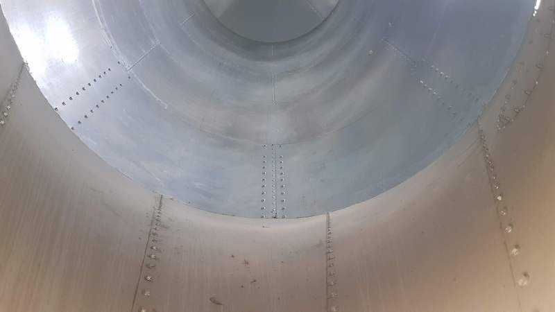 Silos paszowy Michał model H 514/6 26t + redukcja kosza zsypowego