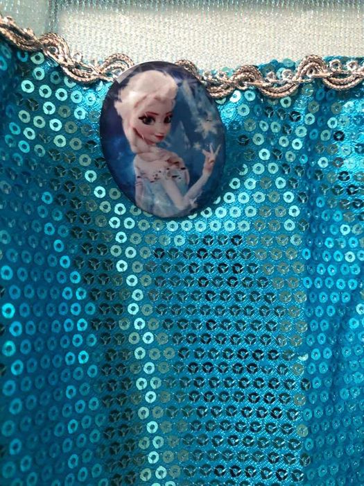 Sukienka karnawałowa Elsa Kraina Lodu r 92, 2-3 lata