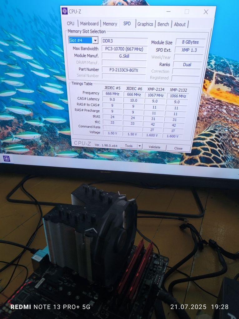 Pamięć RAM DDR3 16GB (2x8) 2133 CL9 G.Skill TridentX