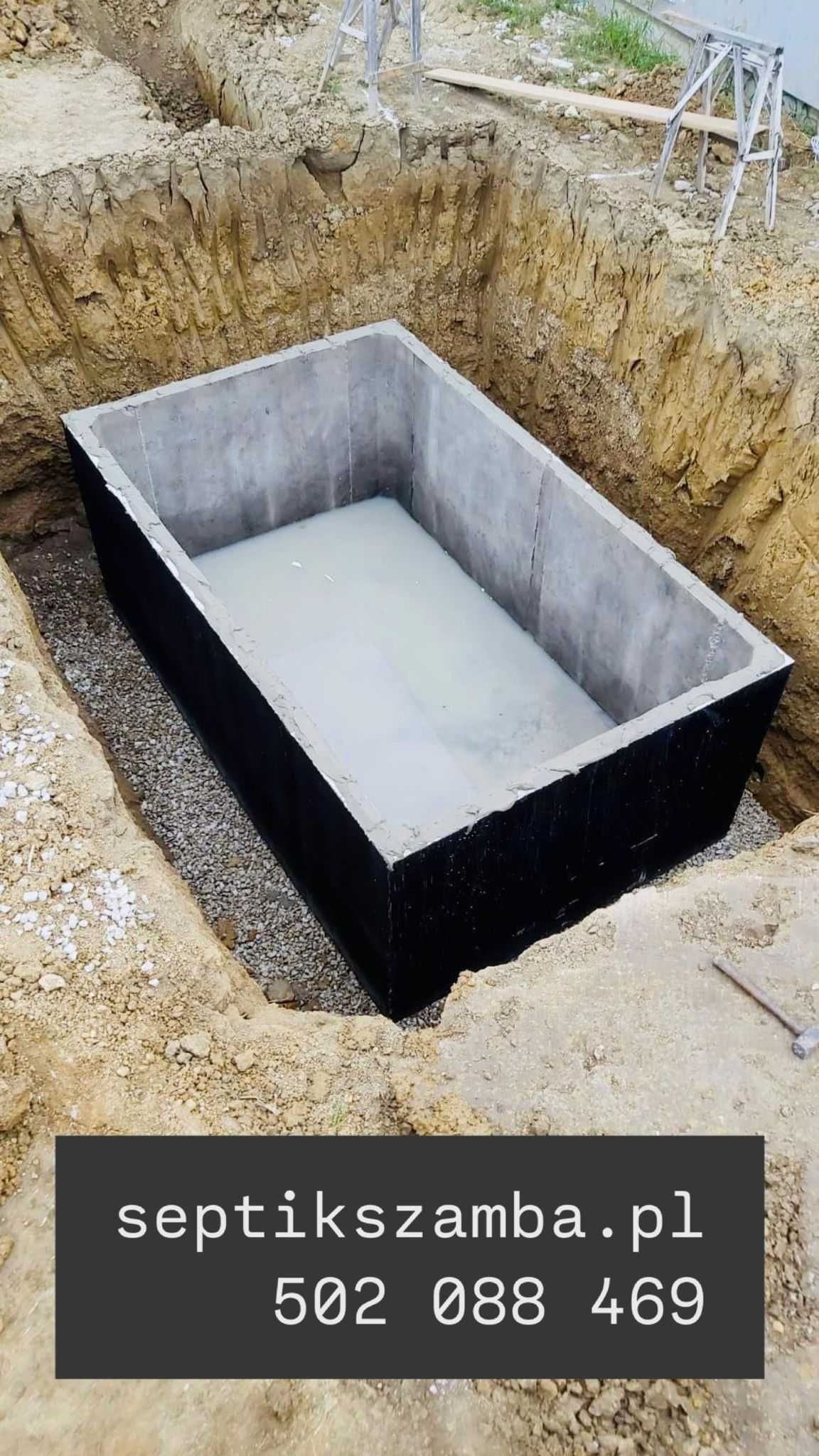 Szambo betonowe szamba zbiorniki na deszczówkę zbiorniki betonowe.