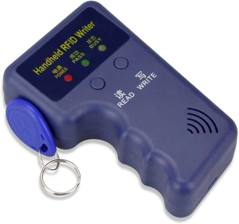 Przenośna kopiarka programator RFID 125 kHz
10 x breloki RFID