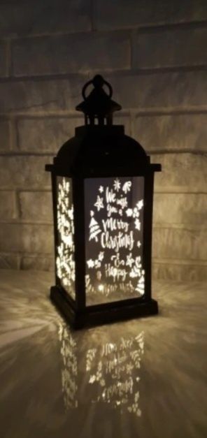 Lampion led latarnia Boże Narodzenie  adwent lampa
