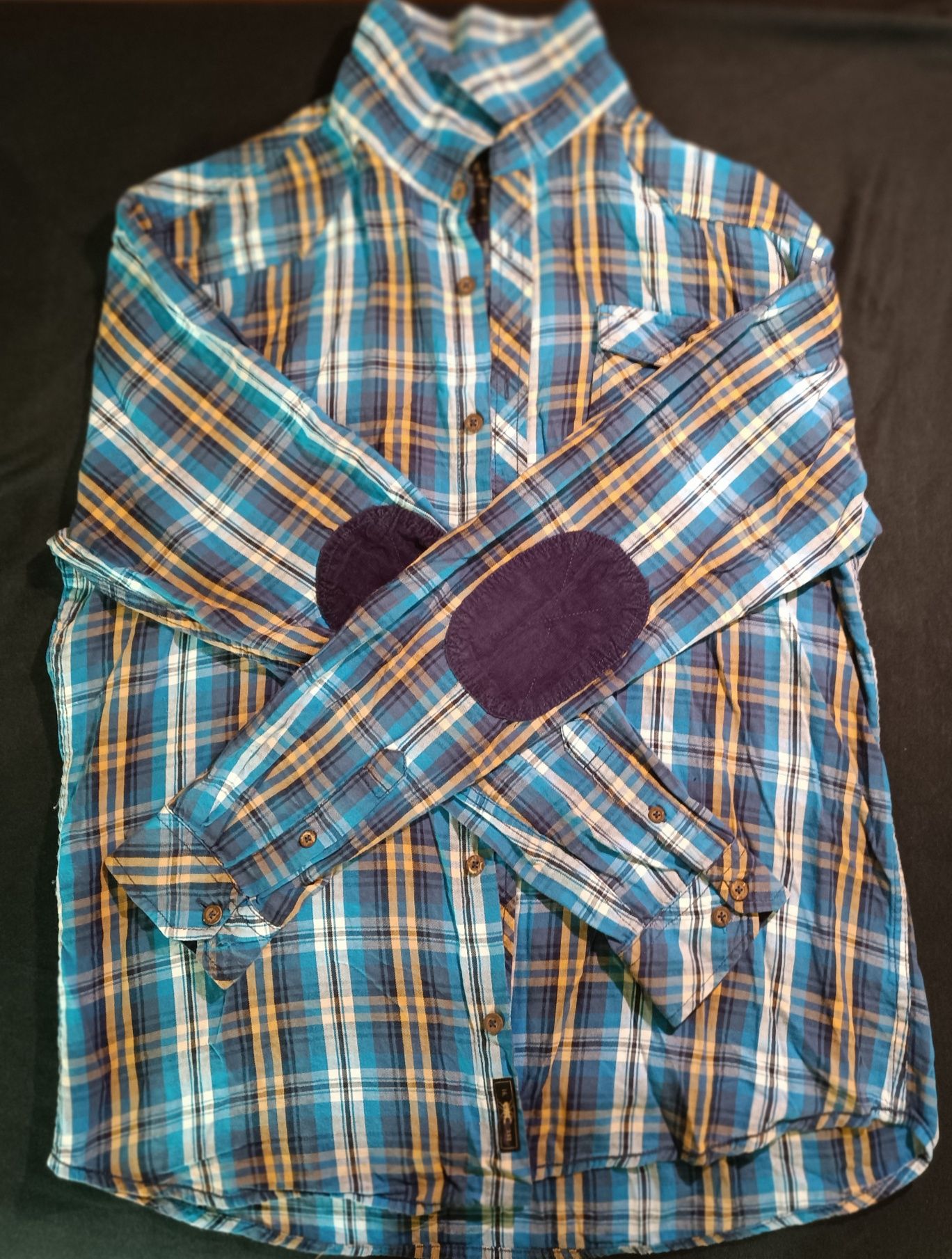 Zestaw 2 koszul casual w kratę (XL)