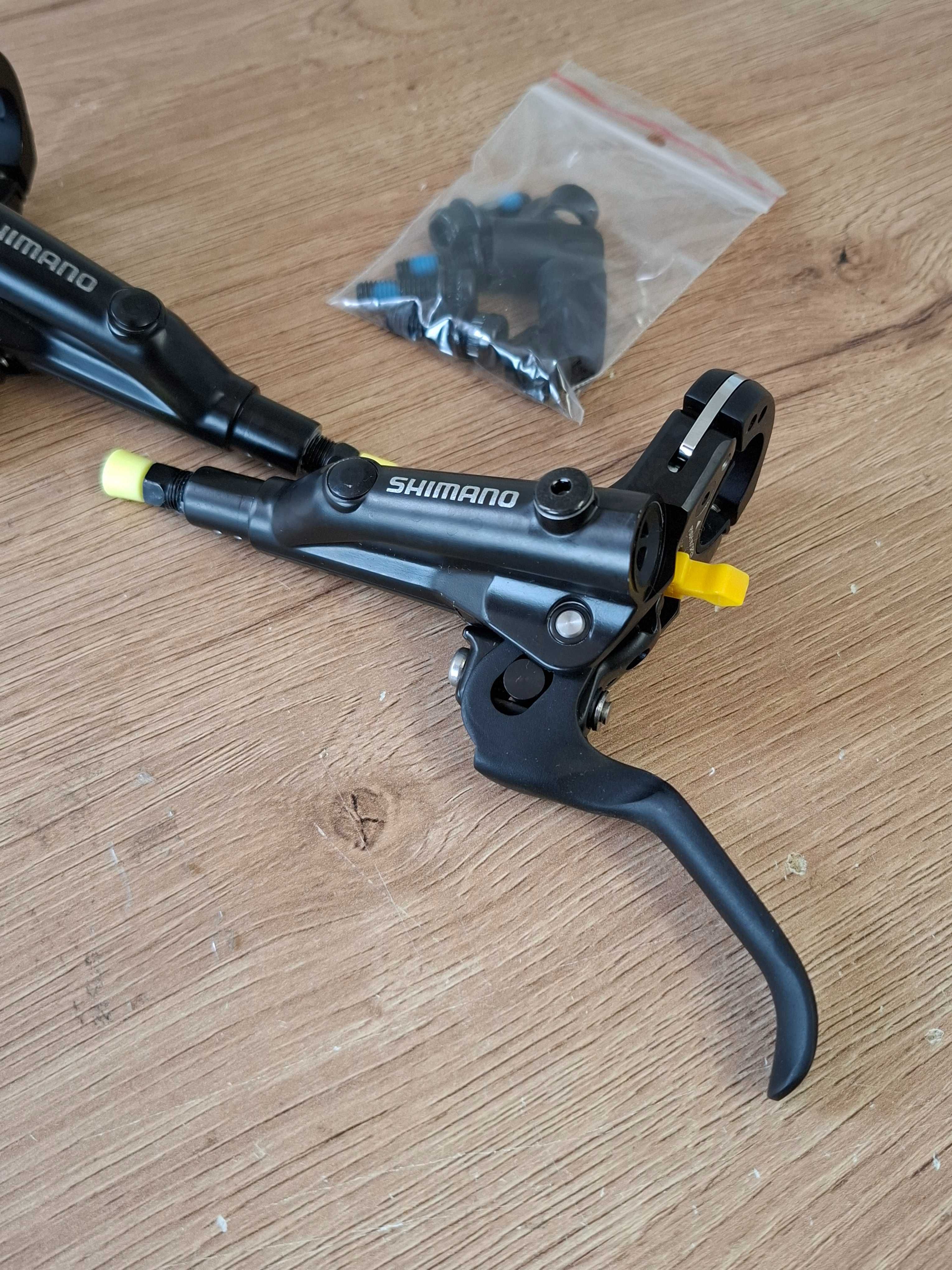 Hamulce Hydrauliczne Shimano BR-MT520/BL-MT501 4 tłoczkowe Przód i Tył