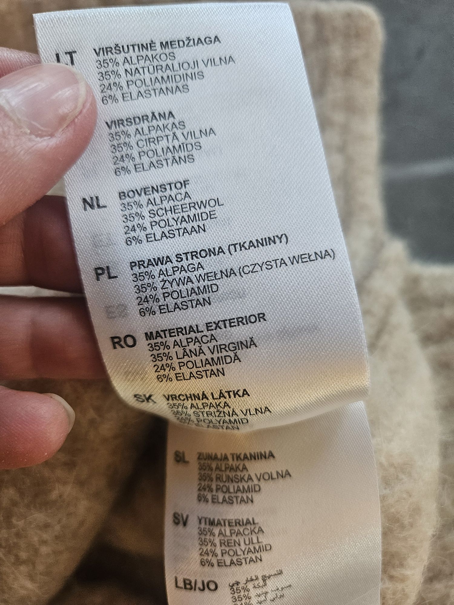 Marc o polo _ sweterek kamizelka 35 % alpaca M
