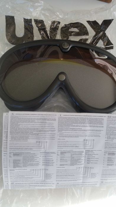 UVEX Gogle ochronne wojskowe ULTRASONIC (wymienne szybki)