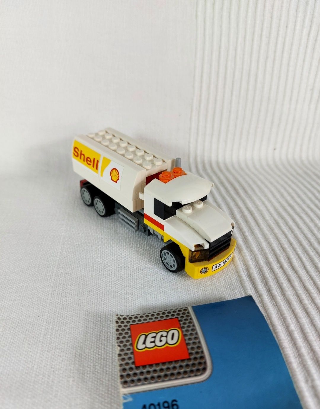 Unikatowy Set Zestaw Klocków Lego 40196 Racers Shell Tanker Kompletny